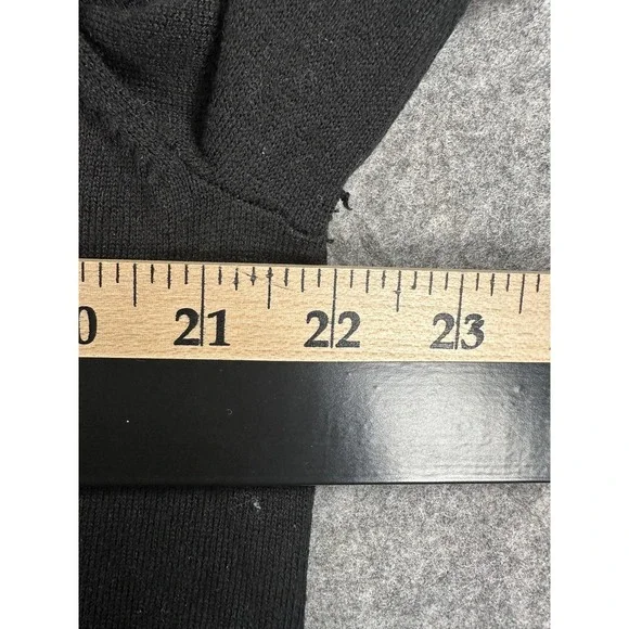 Ted Baker Sweater Mens 2XL Black Wool V Neck Textured Detail Lightweight NWT - Picture 11 of 16